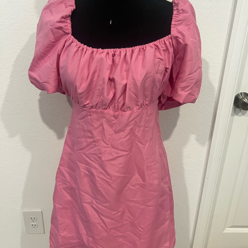 Elegant Pink Women's Dress